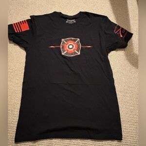 Grunt Style firefighter tshirt size large, never worn